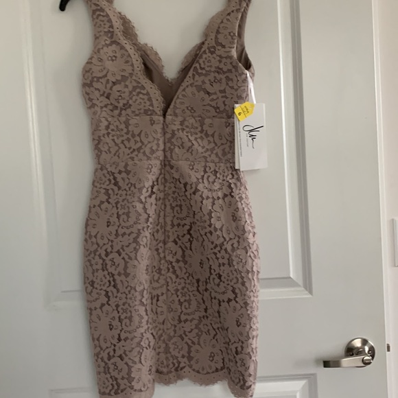 Noir by Lazaro Taupe Dress - Picture 3 of 5